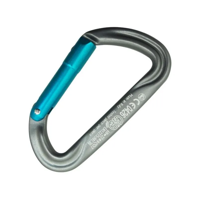 Kong Argon K Mosquetón Dedo Derecho (Gris/Azul Cian)