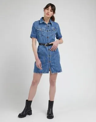 Lee Rider Shirt Dress "Majestic Wave"
