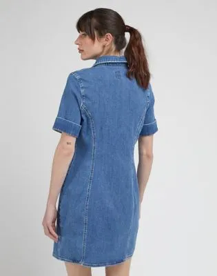 Lee Rider Shirt Dress "Majestic Wave"