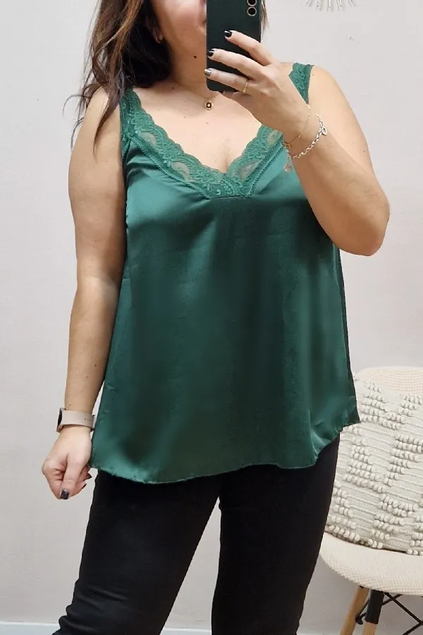 Lencera Cloe Verde Botella
