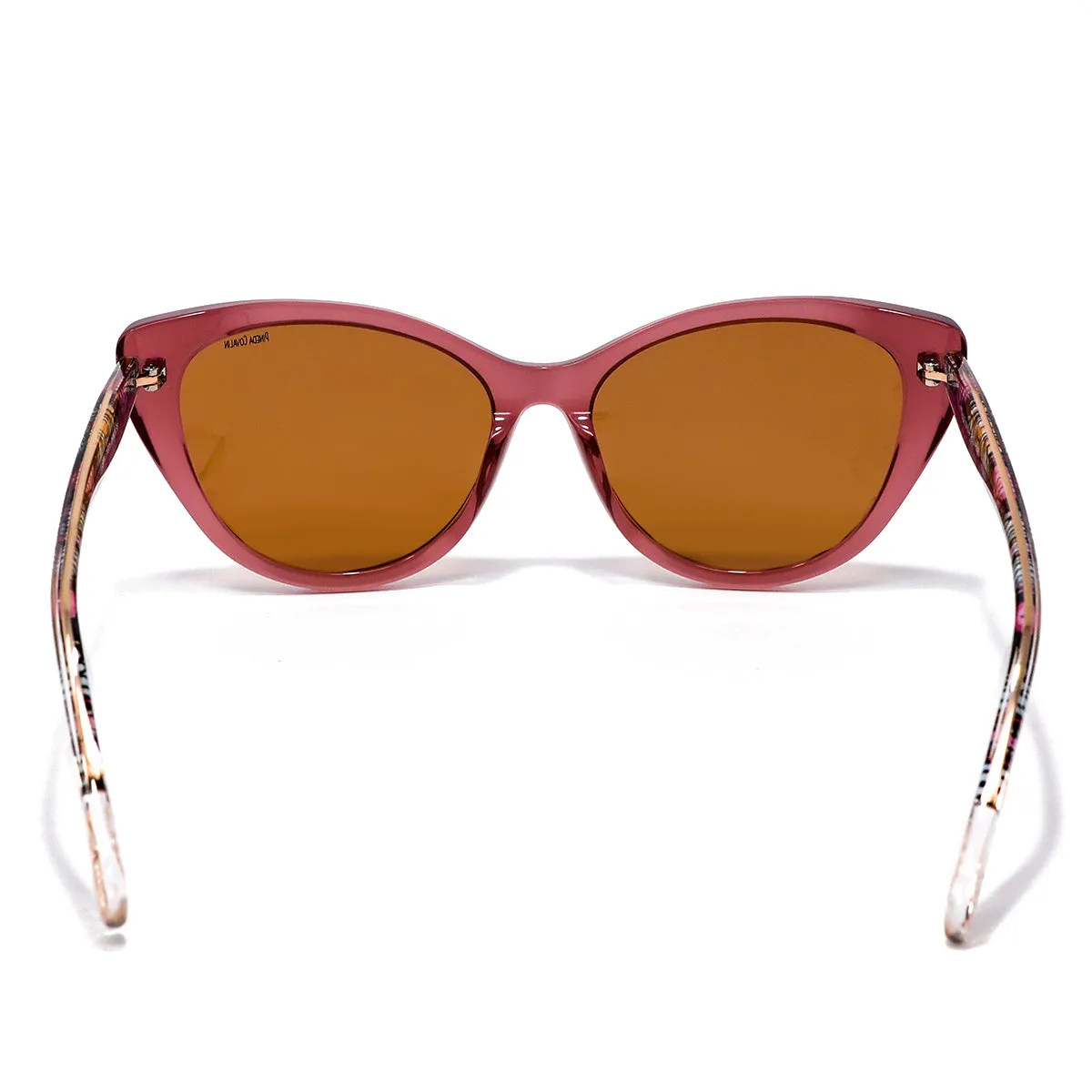 Lentes de Sol Cat Eye Rosa Mariposa Monarca