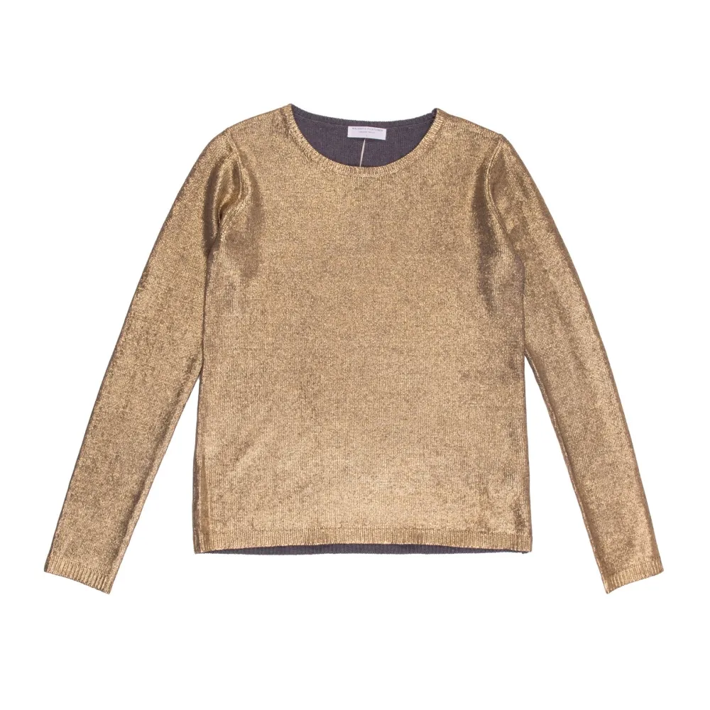 majestic filatures girocollo metallic mujer cárdigan FPU177