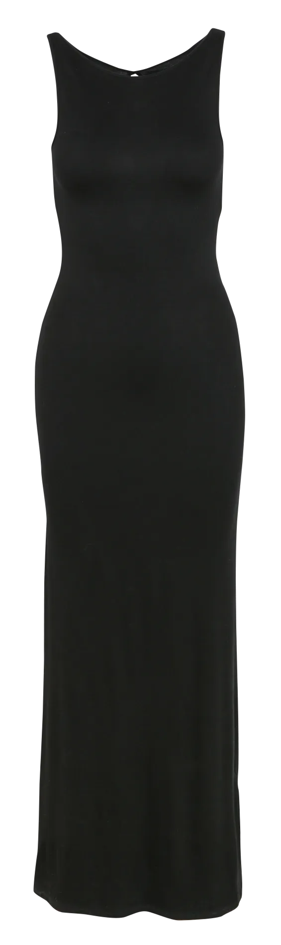 MAJESTIC FILATURES Vestido cuello barco en negro