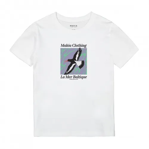 Makia Catcher Tee White