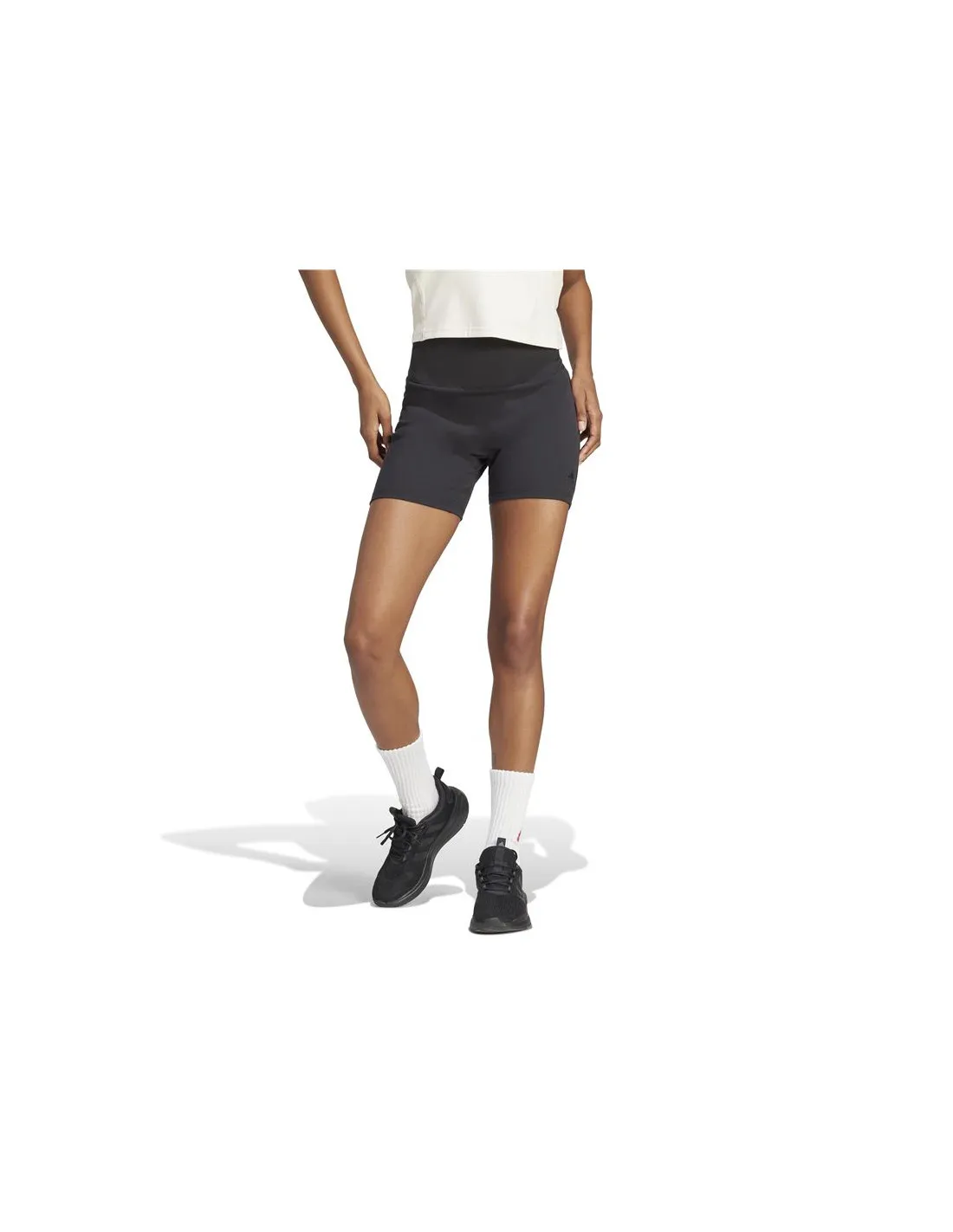 Mallas adidas Lng Rib Biker Mujer Negro