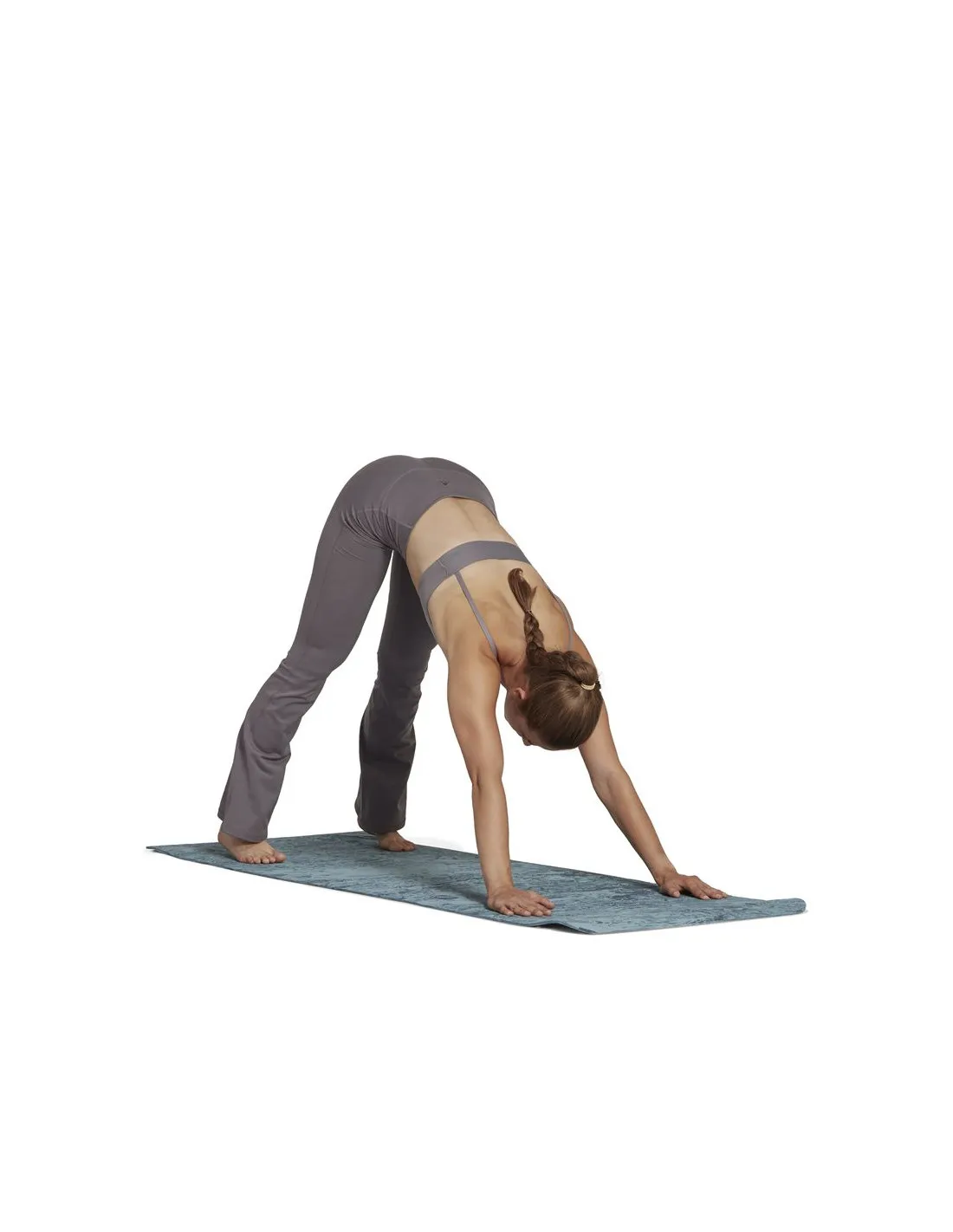 Mallas adidas Yoga y Pilates Studio Flared Gris Mujer