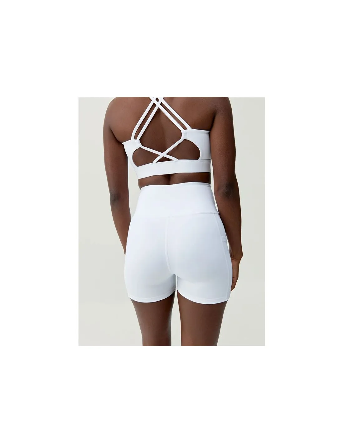 Mallas Born Living Yoga Cira Blanco Mujer