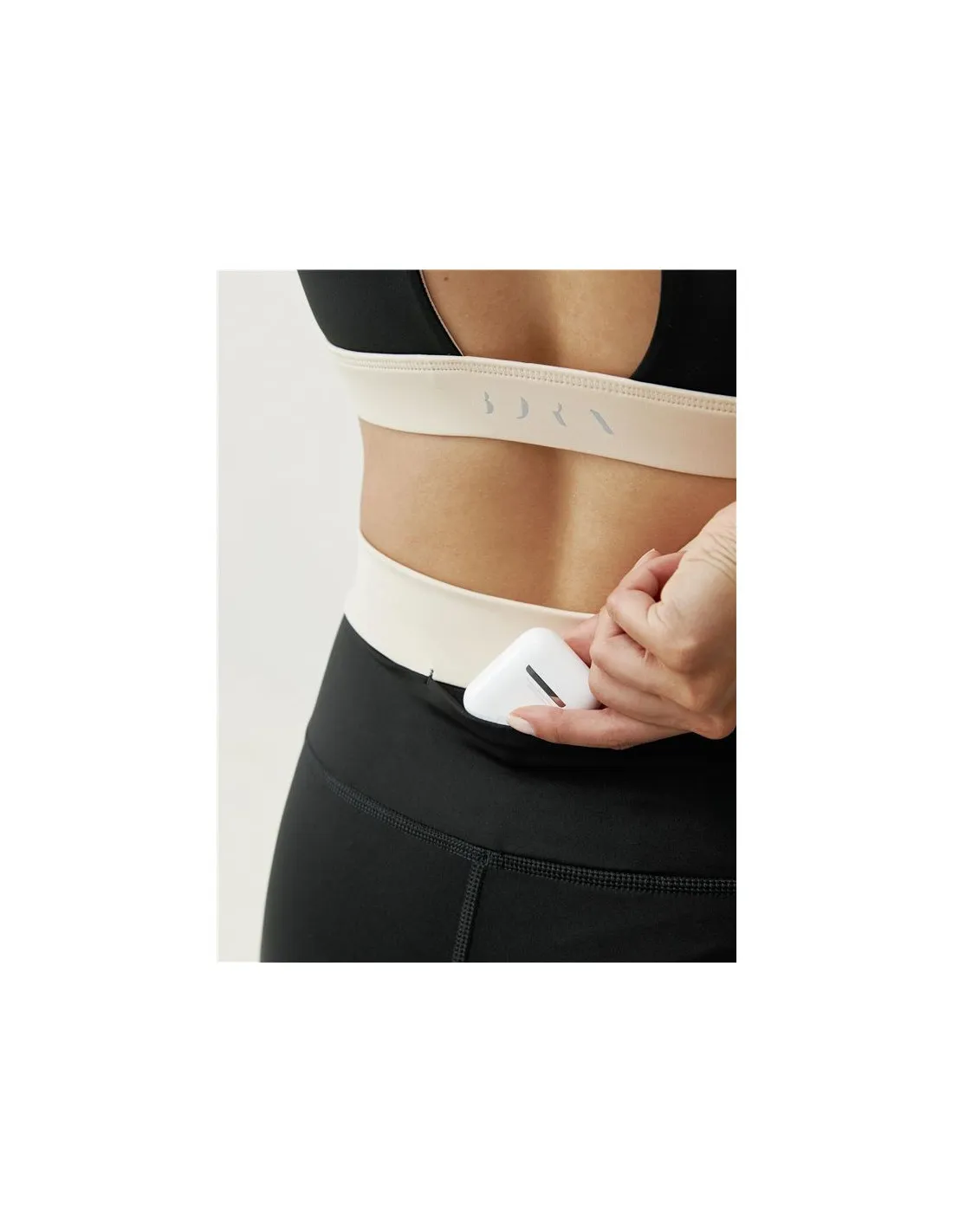 Mallas Born Living Yoga Fiorella Black/Tapioca Mujer