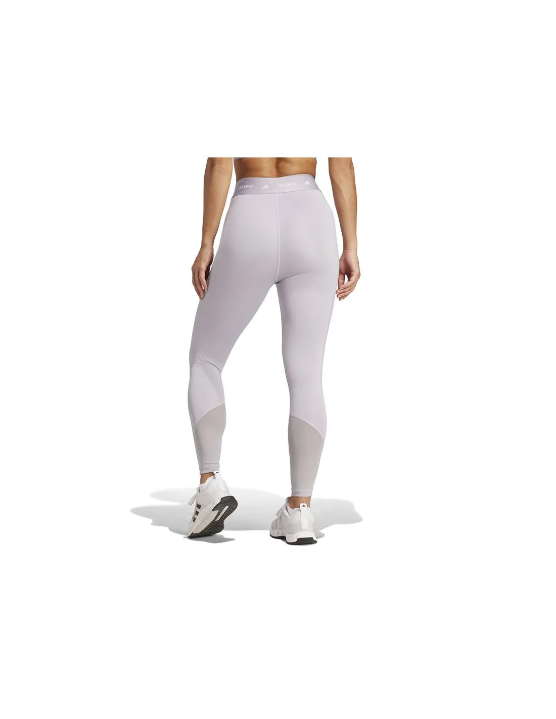 Mallas de Fitness adidas Techfit 3S 7/8 Mujer Gris