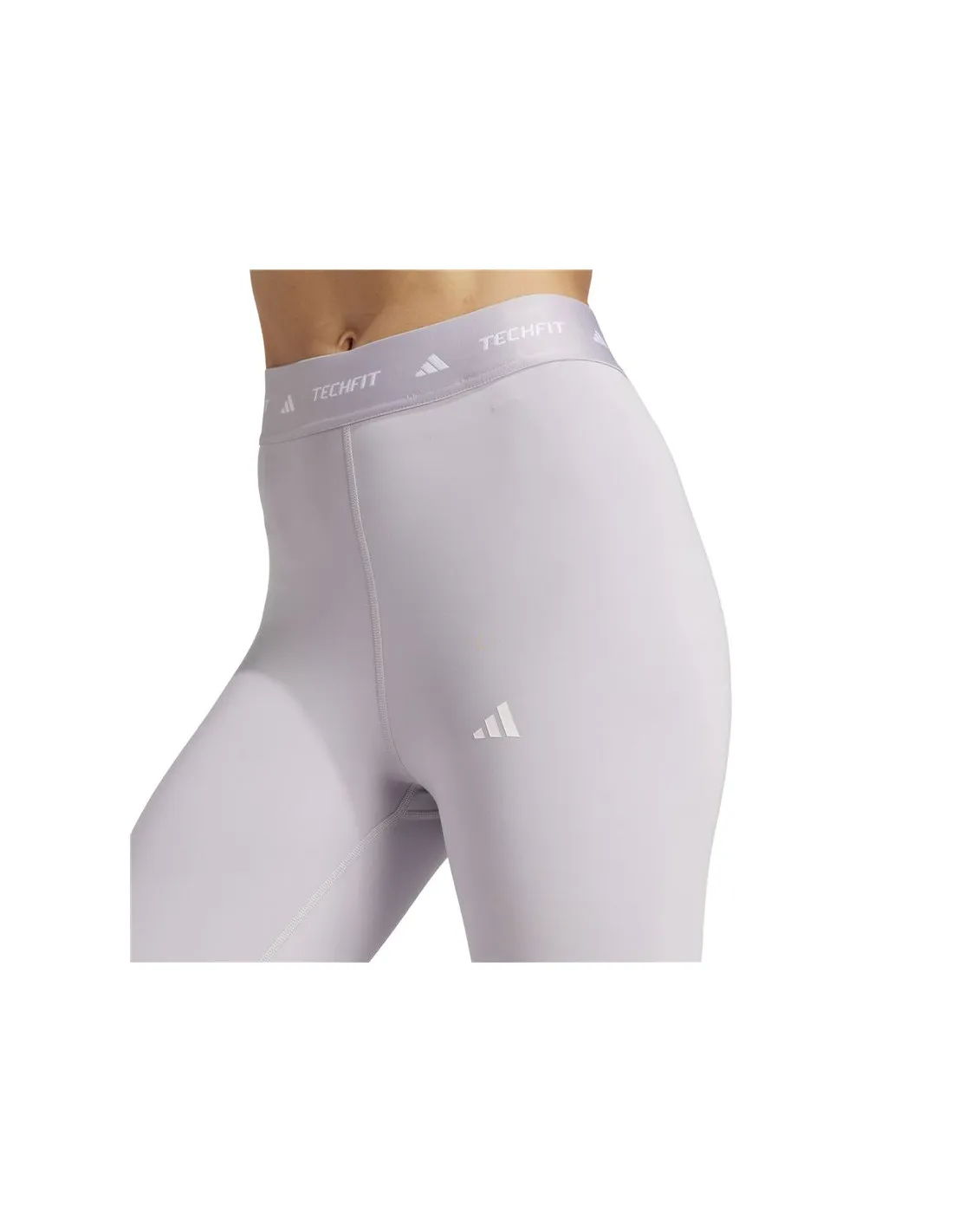 Mallas de Fitness adidas Techfit 3S 7/8 Mujer Gris
