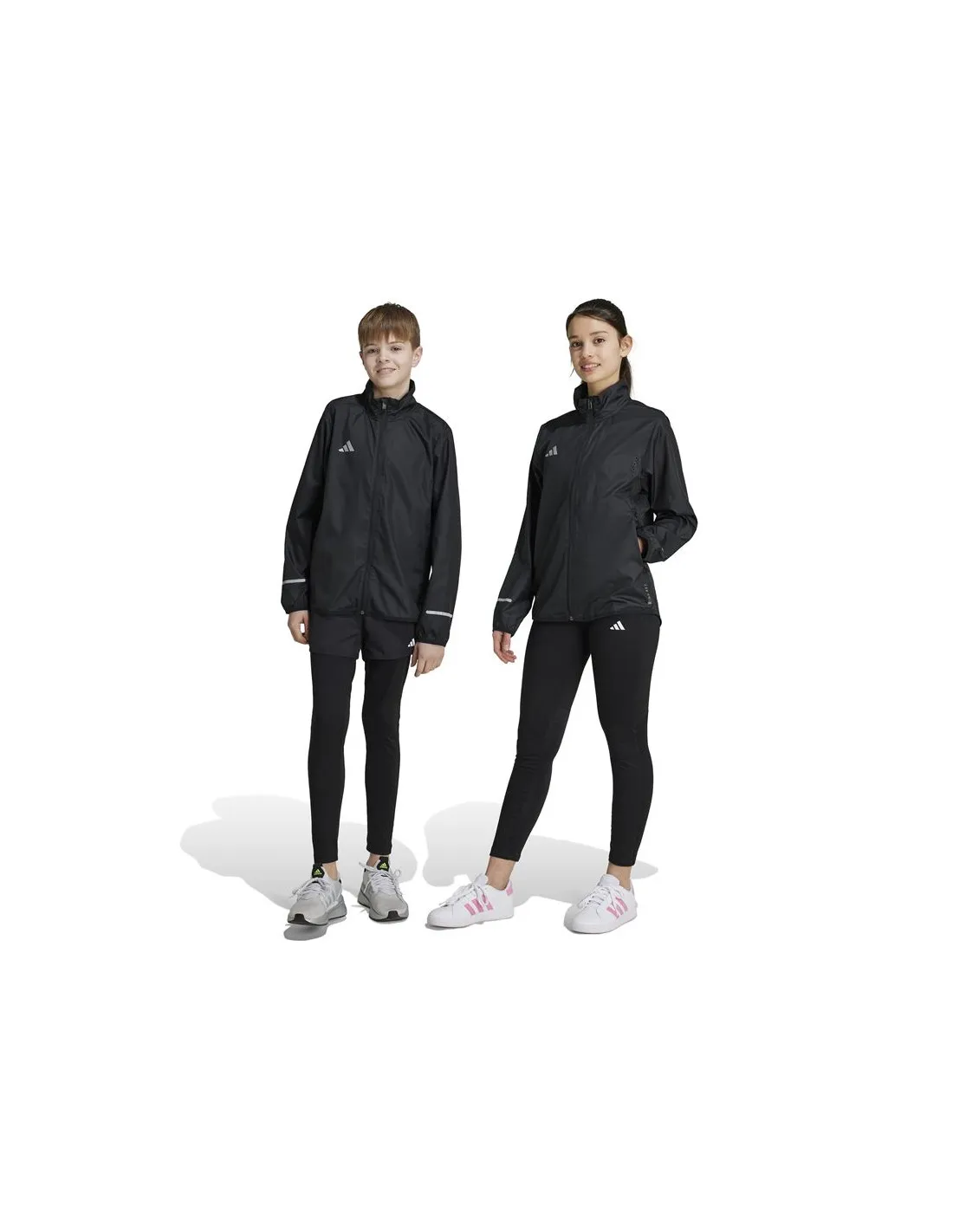 Mallas de Fitness adidas Techfit Warm Infantil Negro/Carbón