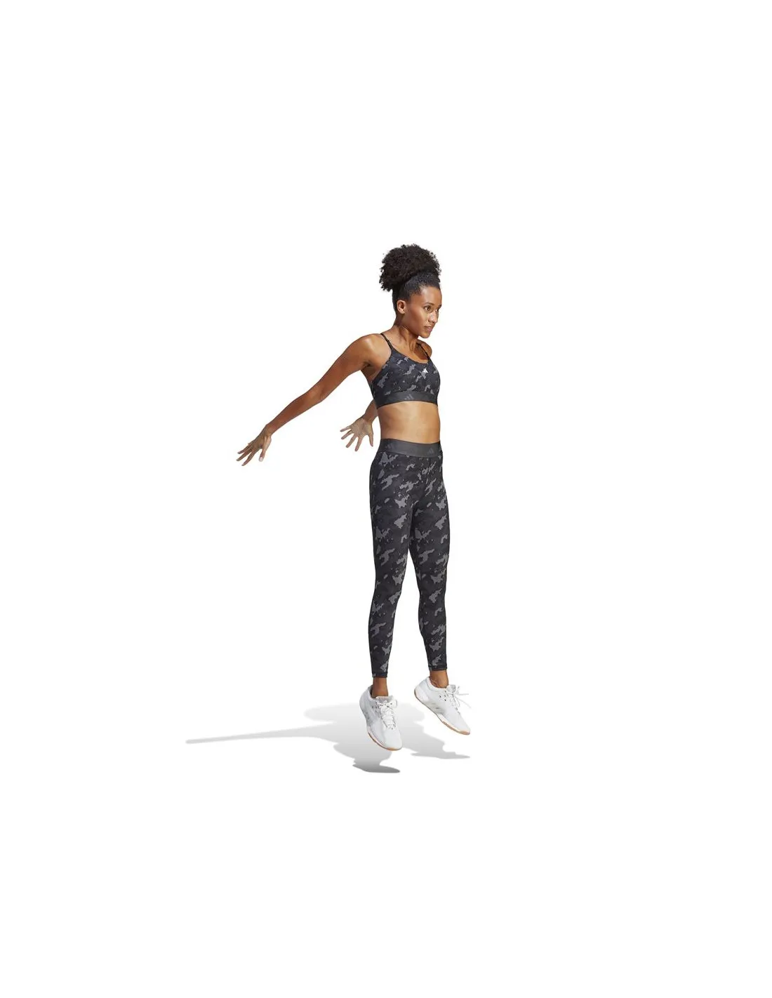 Mallas de Fitness adidas Tf Camo 7/8 Mujer