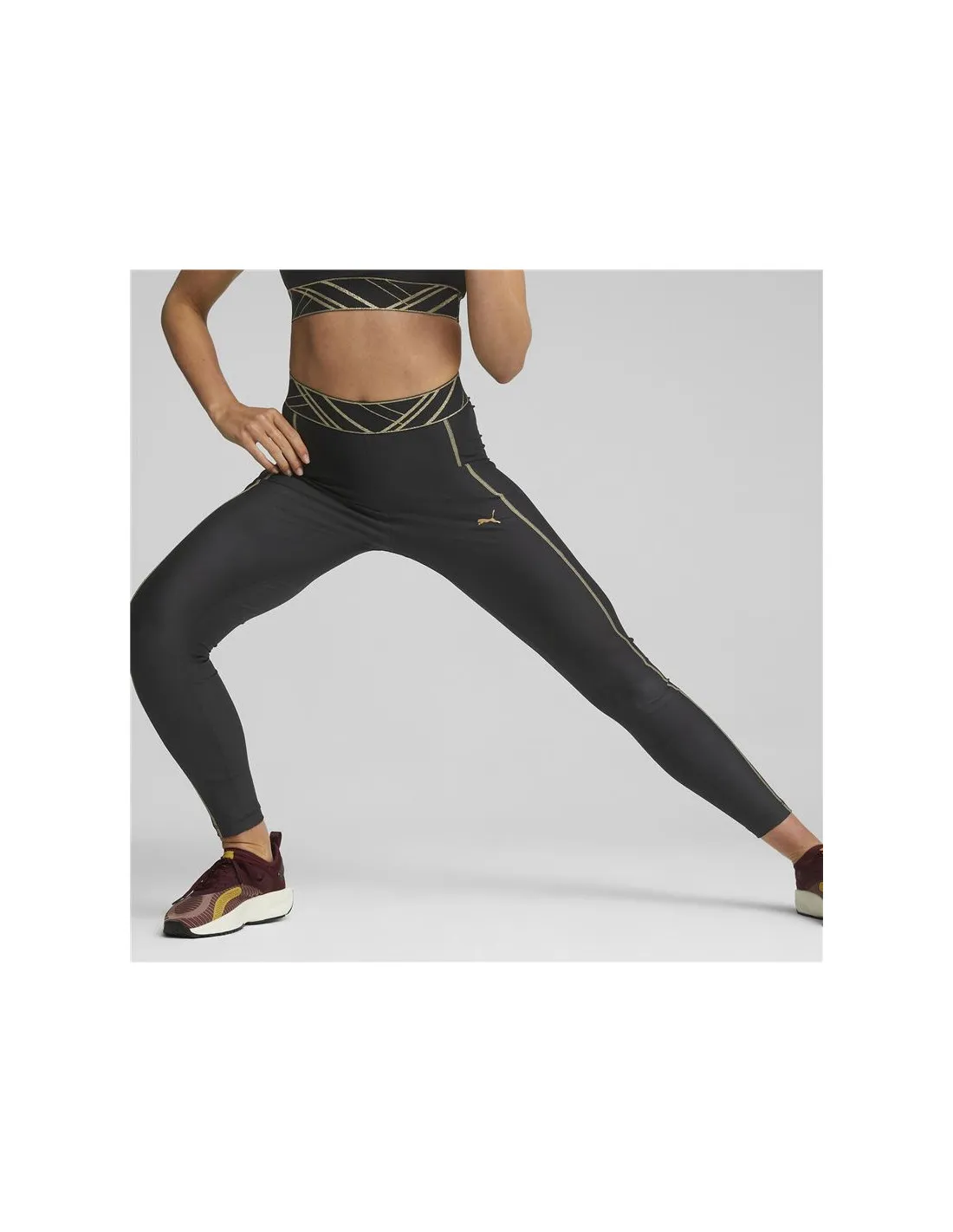Mallas de Traning Puma deco Glam Negro Mujer