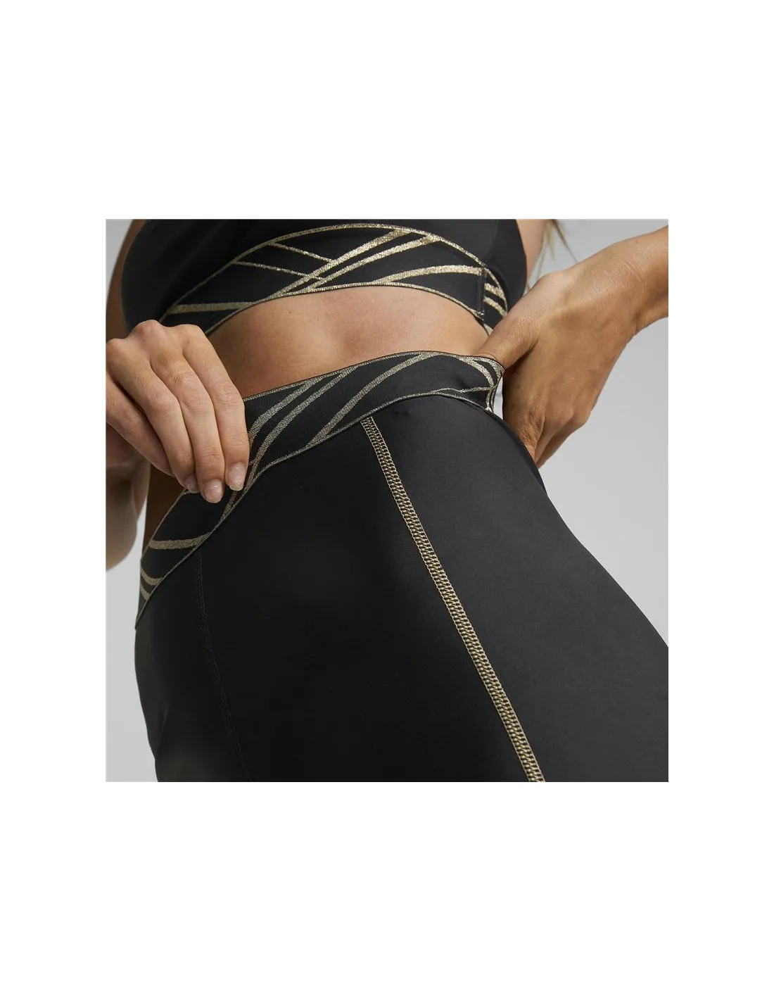 Mallas de Traning Puma deco Glam Negro Mujer