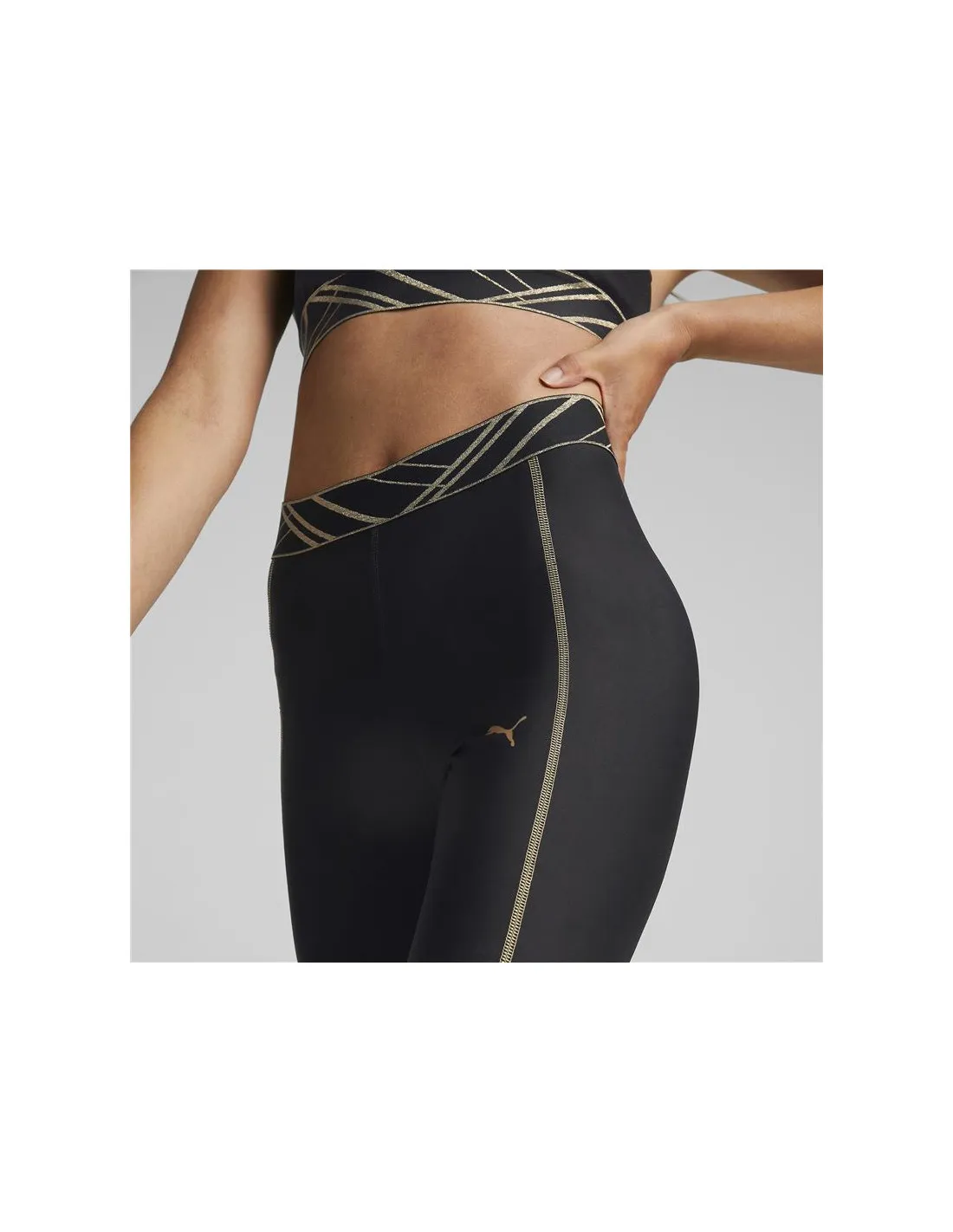 Mallas de Traning Puma deco Glam Negro Mujer