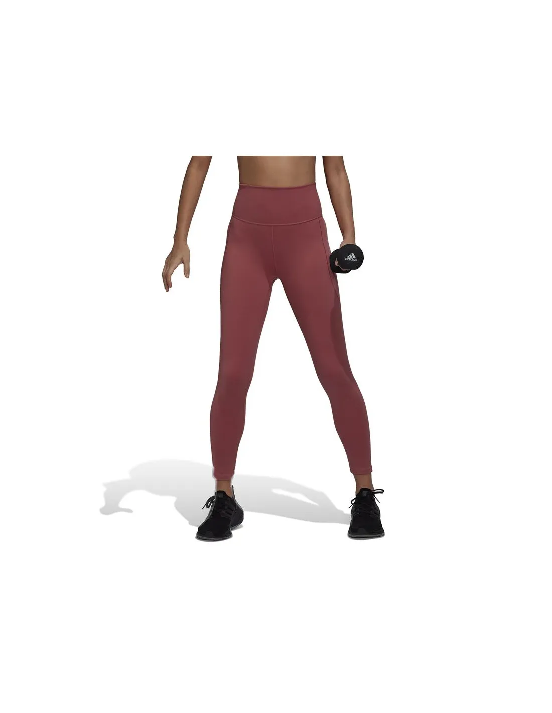 Mallas de Yoga adidas Studio 7/8 Rojo Mujer