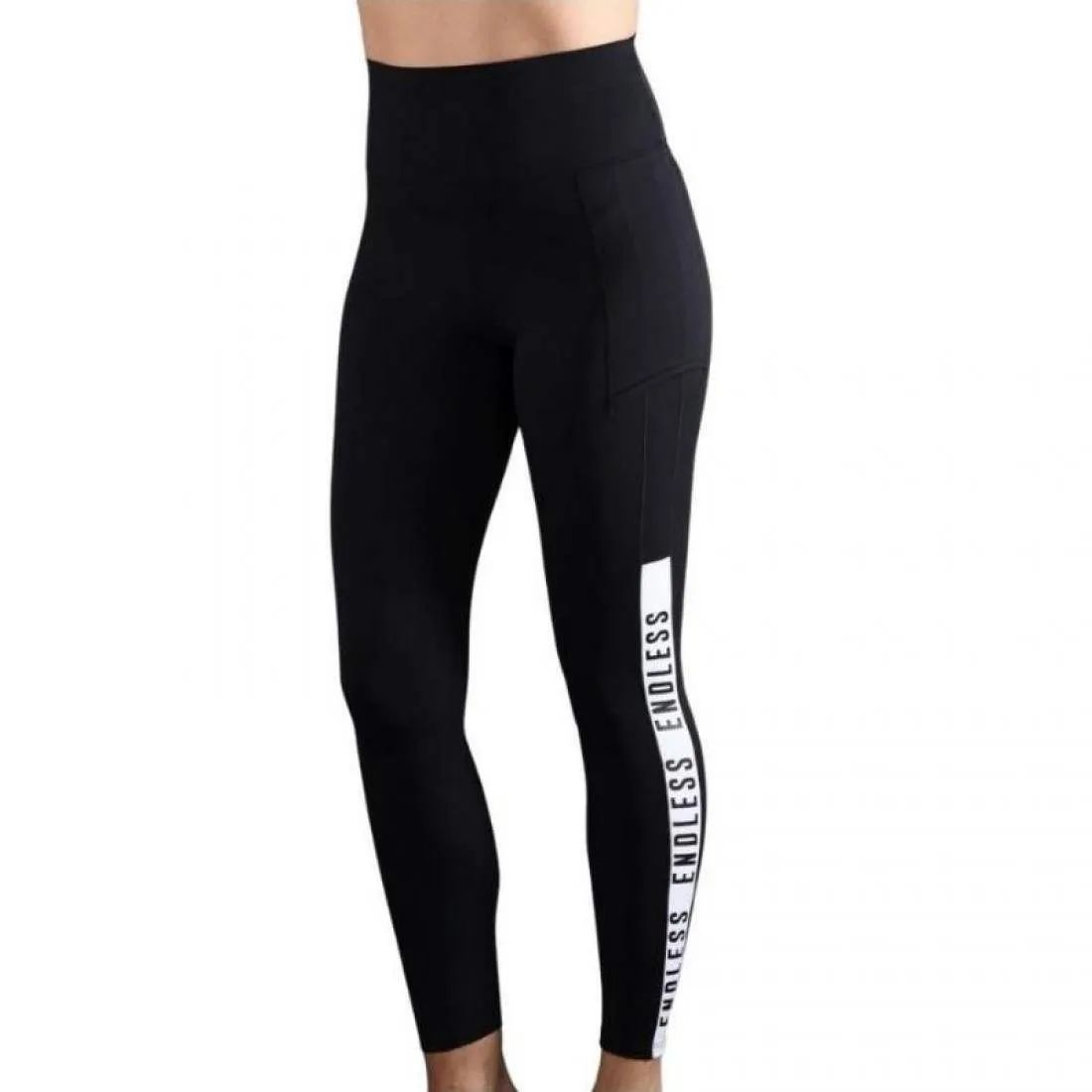Mallas Endless Syncro Negro Blanco | Endless