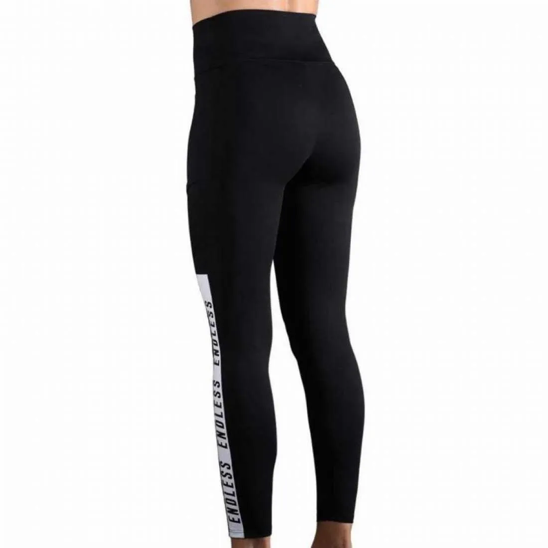 Mallas Endless Syncro Negro Blanco | Endless