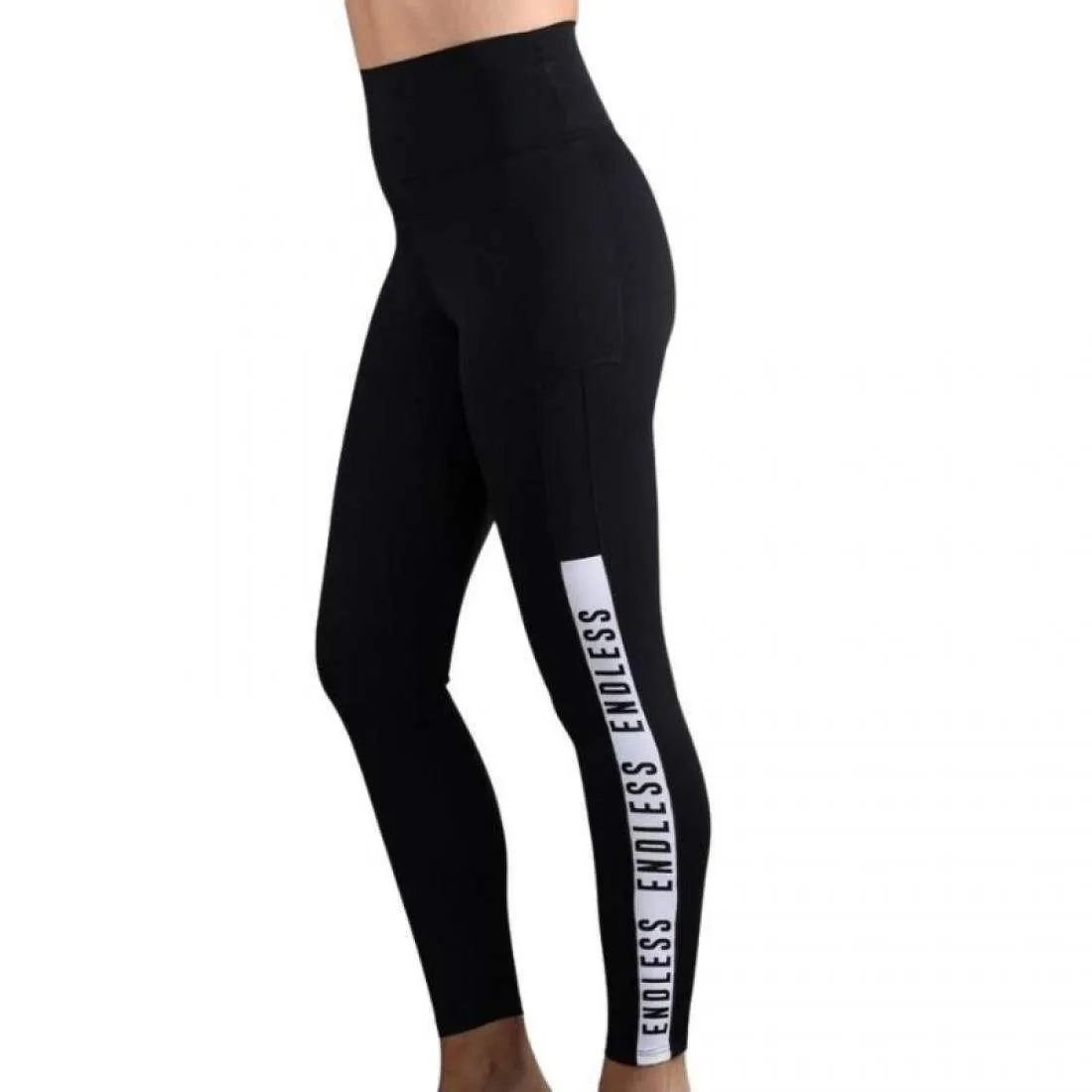 Mallas Endless Syncro Negro Blanco | Endless