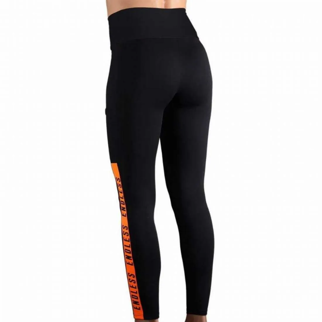 Mallas Endless Syncro Negro Naranja | Endless