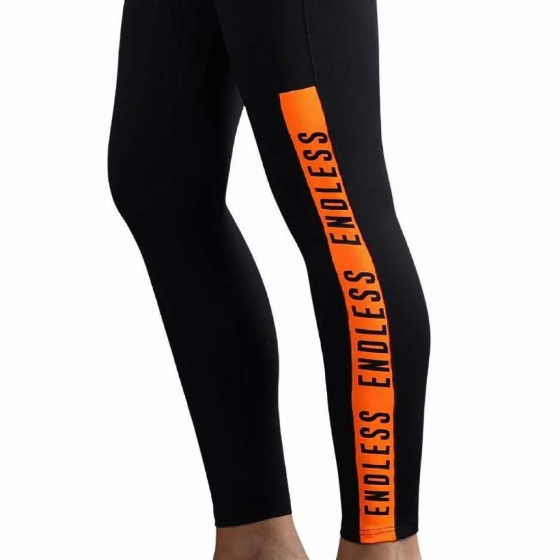 Mallas Endless Syncro Negro Naranja | Endless