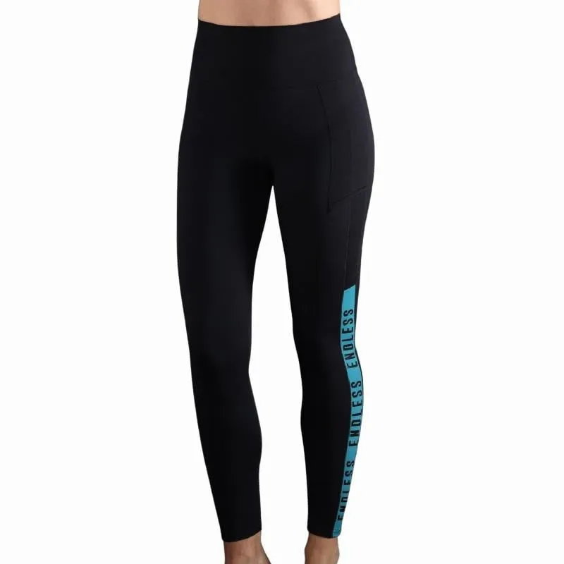Mallas Endless Syncro Negro Petroleo | Endless