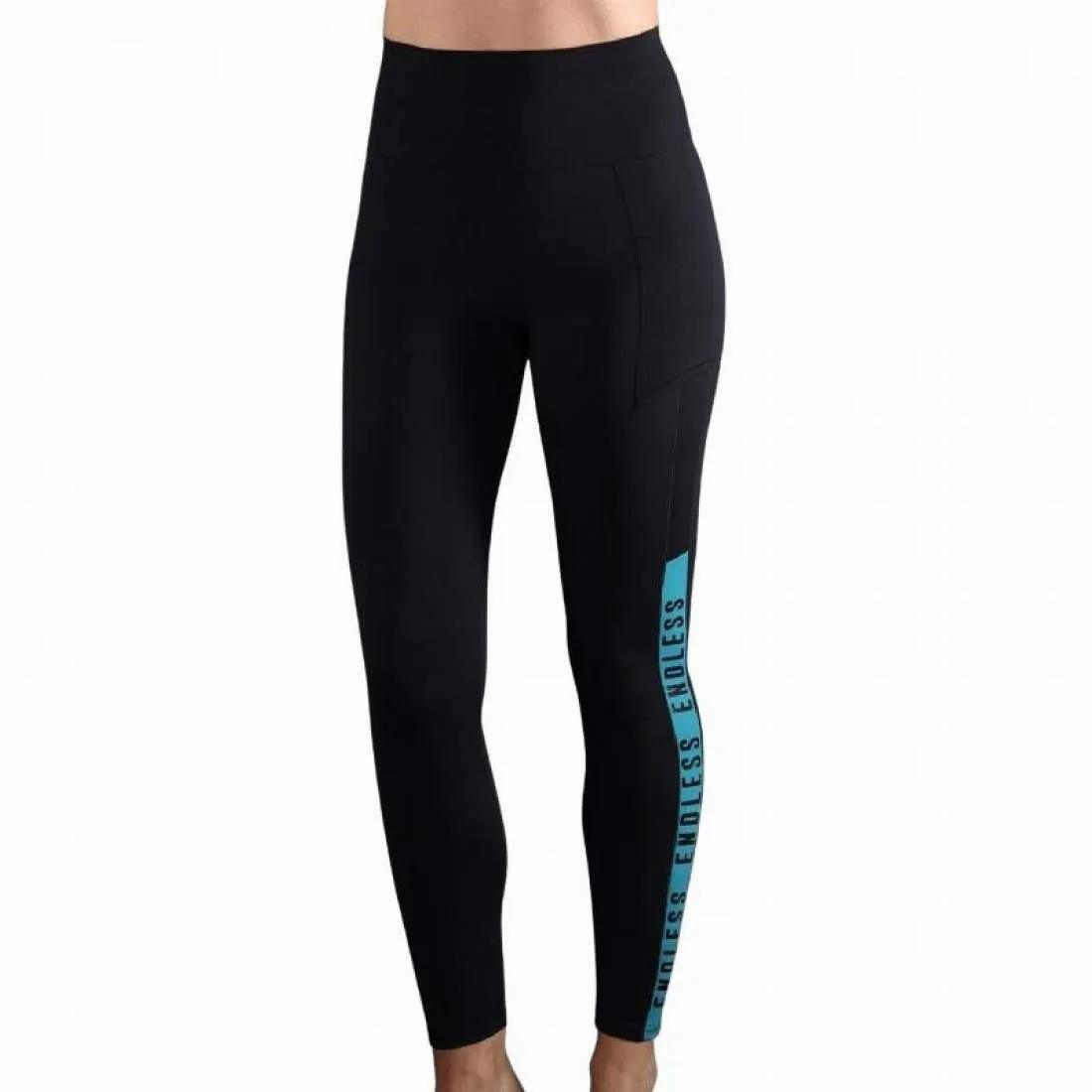 Mallas Endless Syncro Negro Petroleo | Endless