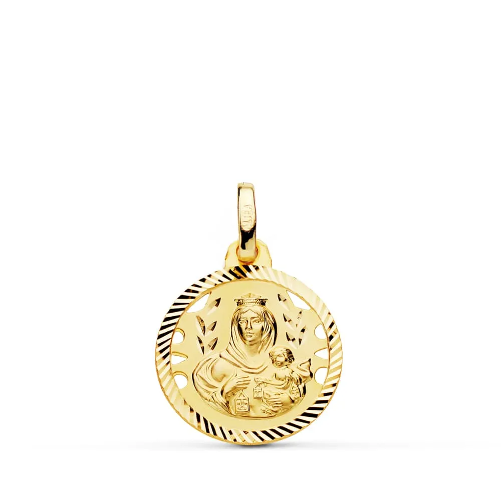 Medalla Escapulario Oro