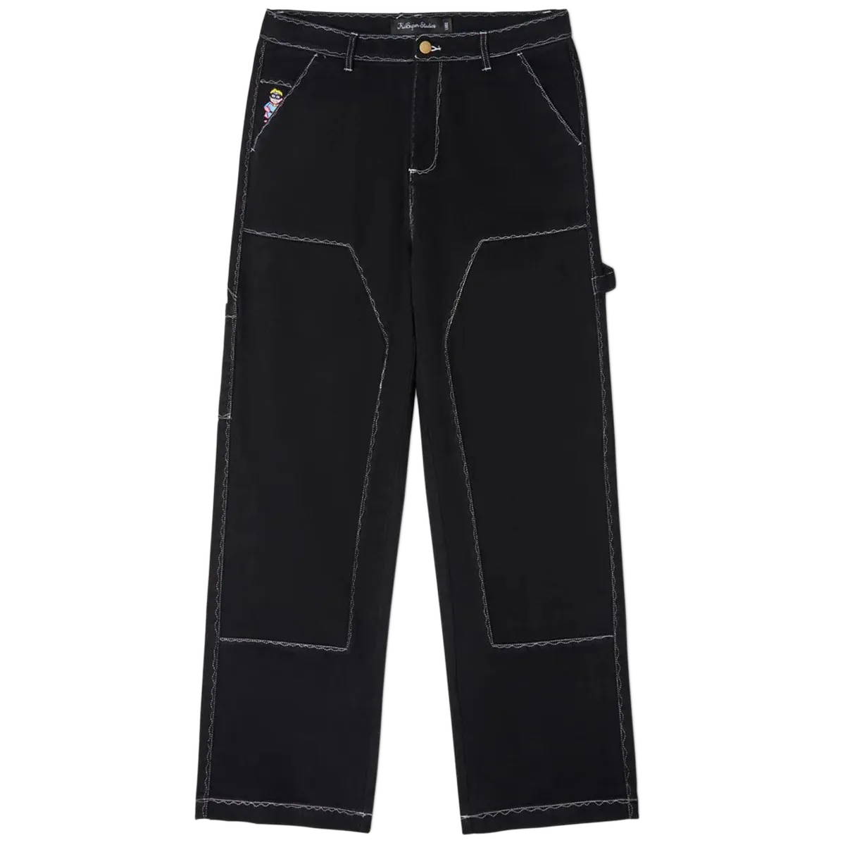 Messy Stitched Work Pants
