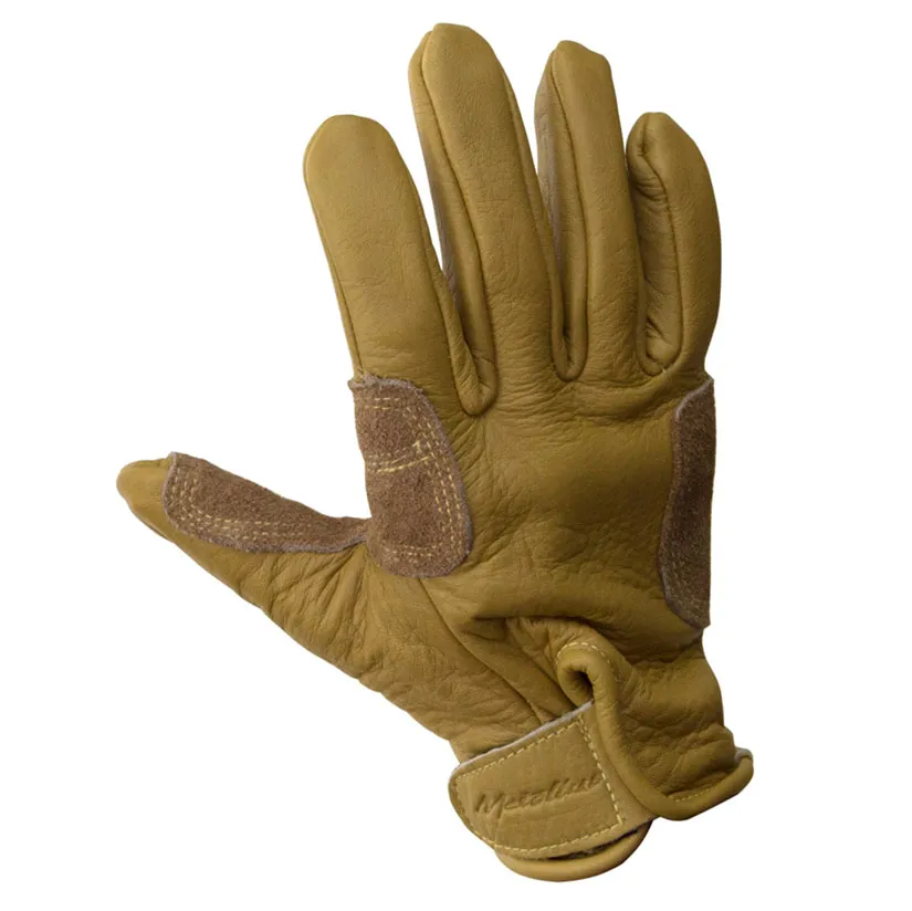 METOLIUS Belay Glove  Full Finger Natural/Marrón