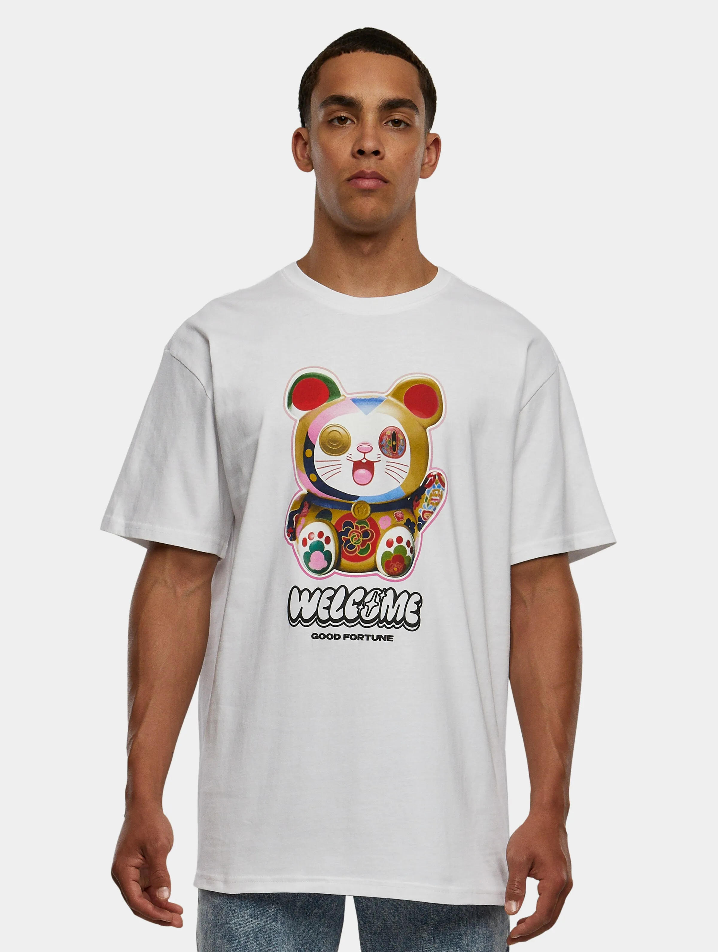 Mister Tee Upscale Upscale Welcome Cat Heavy Oversize