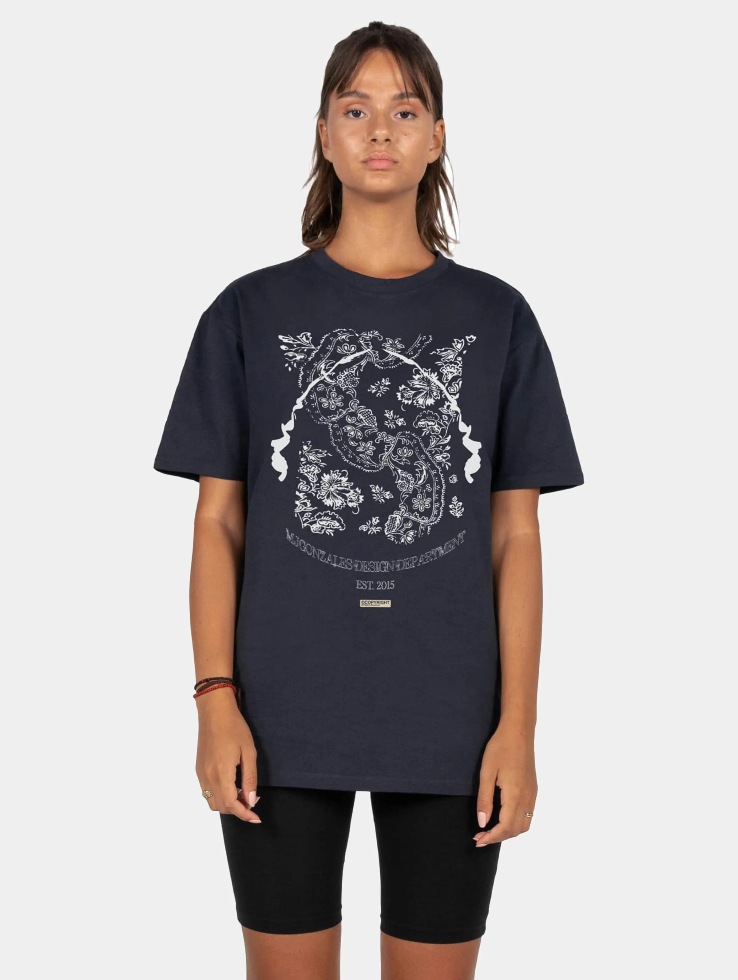 MJ GONZALES MJ GONZALES LADIES PAISLEY X HEAVY OVERSIZED TSHIRTS