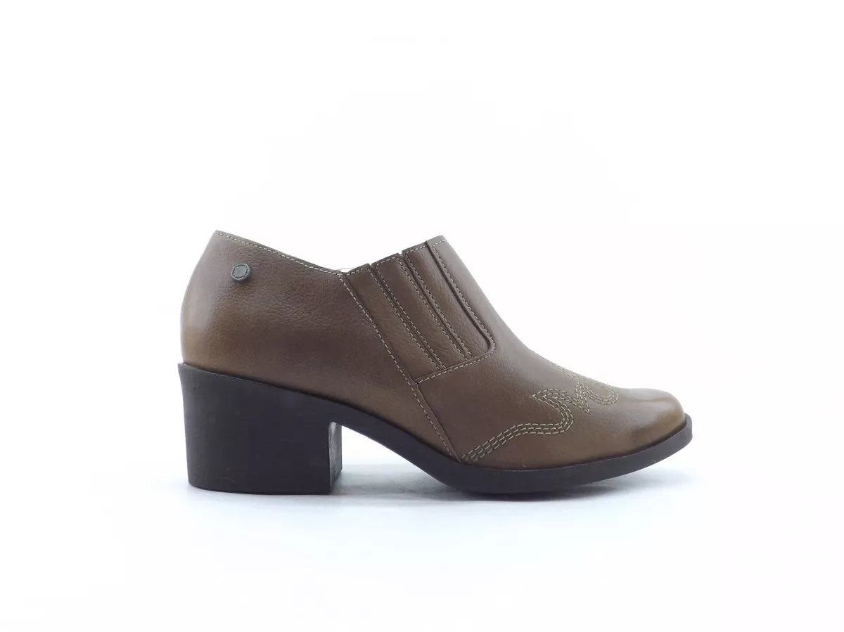 Mocasin Hush Puppies Amur Taco Separado Cuero Nuevos Dama