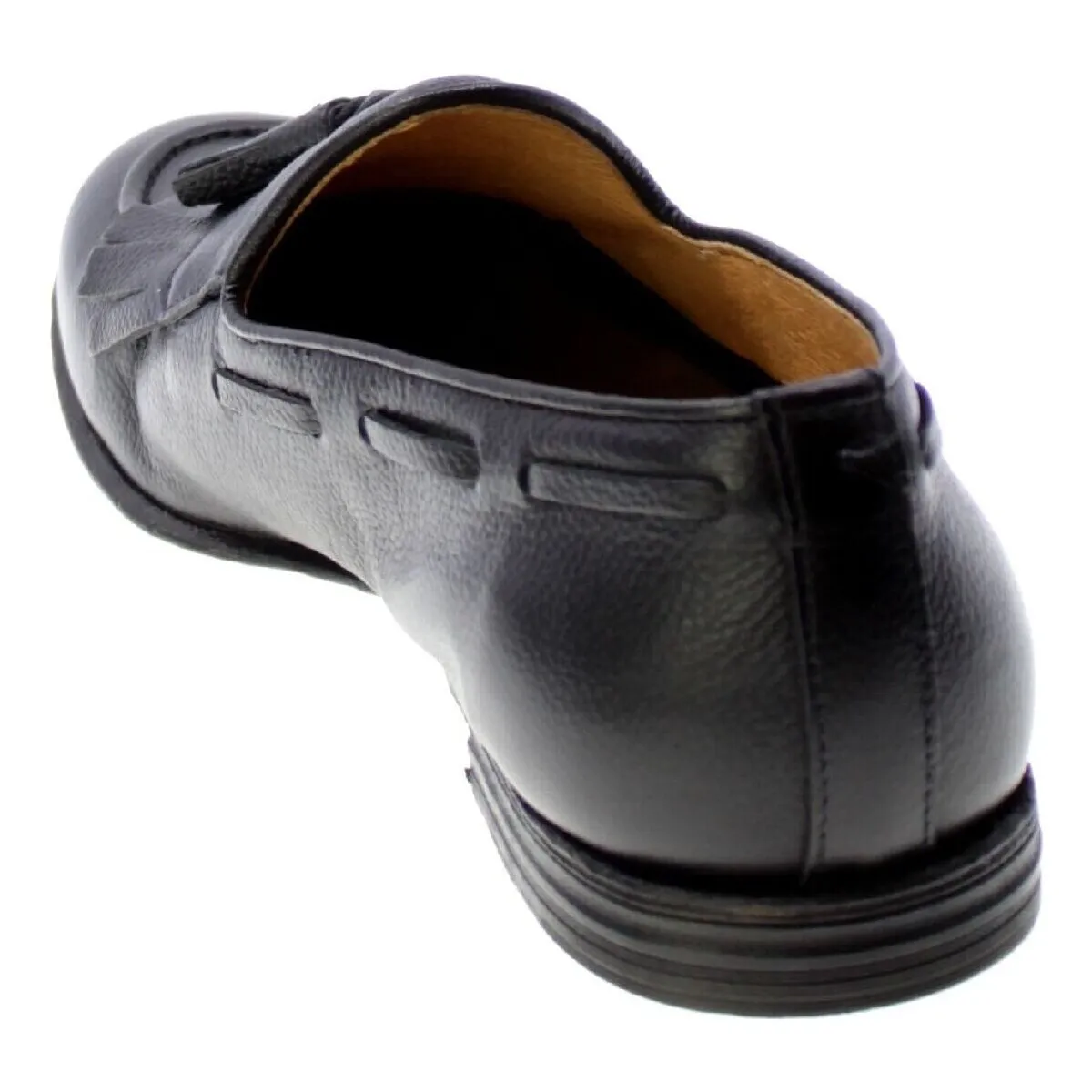 Mocassino Uomo Nero 04/cuoio