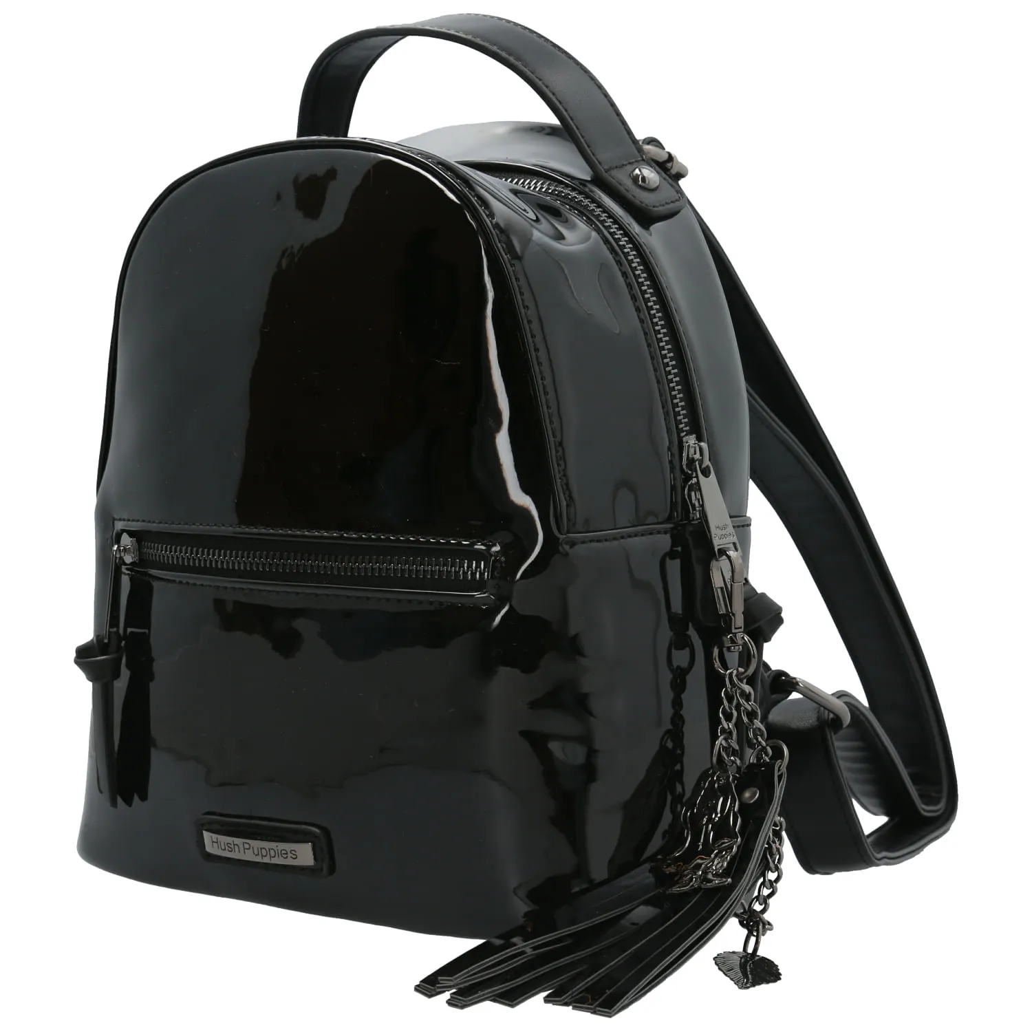 Mochila Ecocuero Mujer Sula Back Negro Hush Puppies