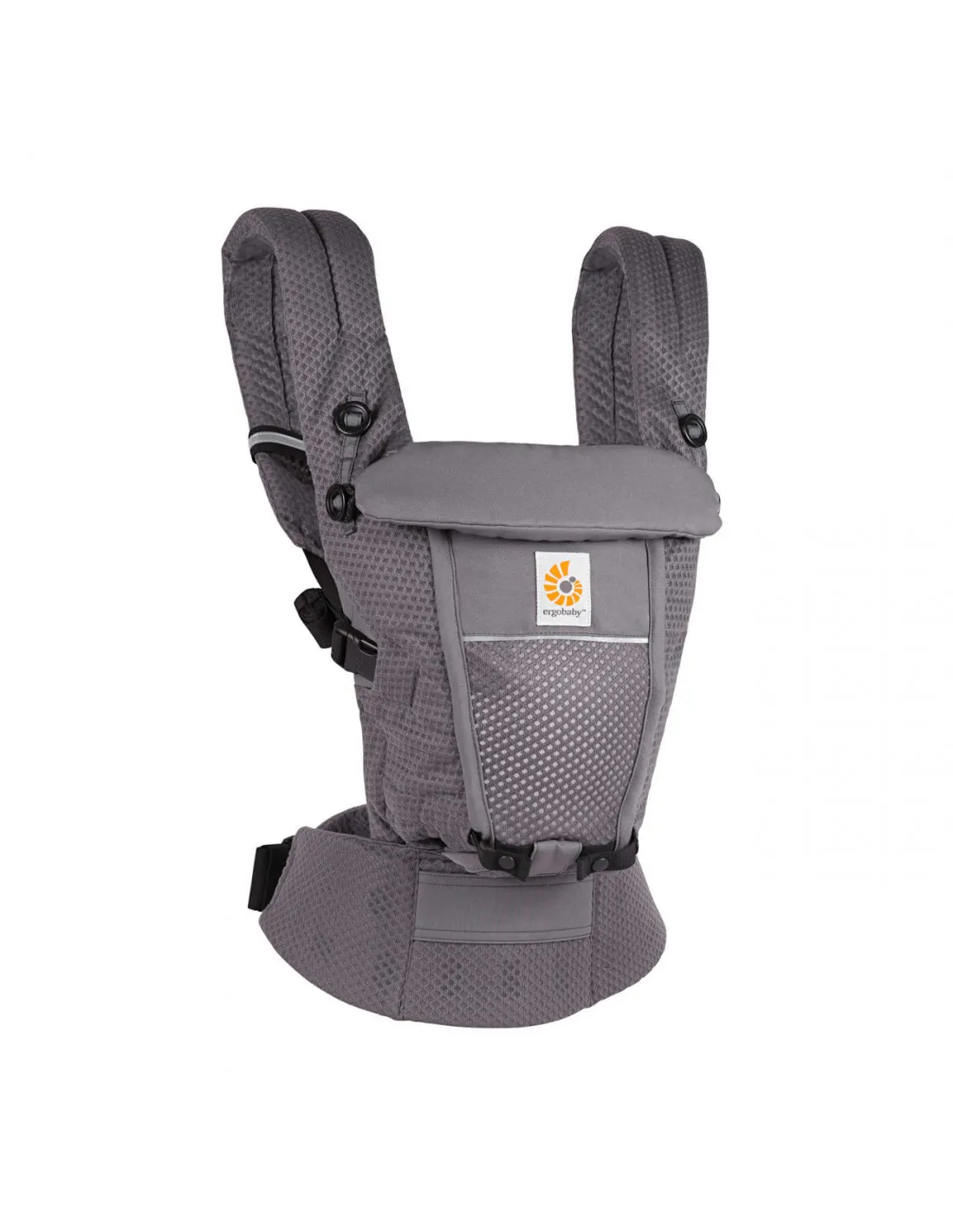 Mochila portabebé Ergobaby Adapt Soft Flex Mesh gris grafito