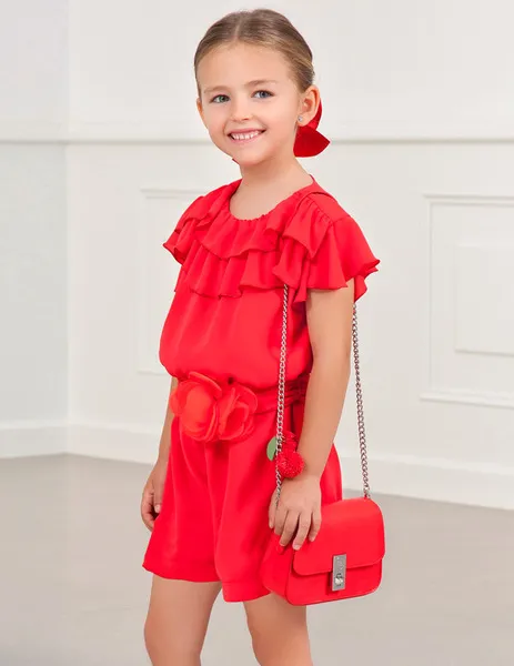mono crepe rojo 5203 abel y lula