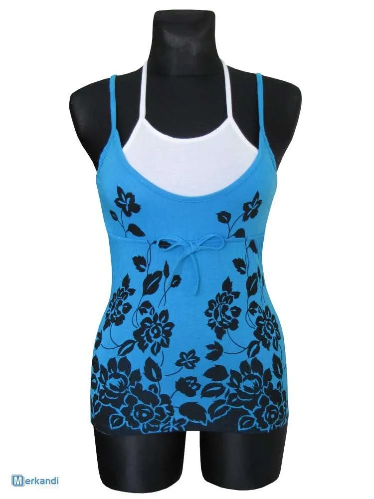 MUJER CAMISETAS TOPS BLUSAS CHALECOS COLORES