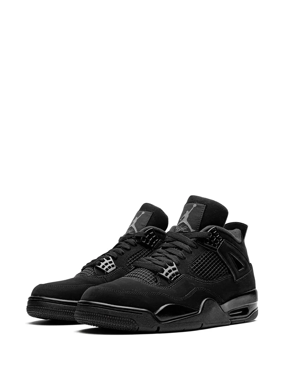 N372O (G5) Jordan 4 Negro total Jordan tenis Black Cat 2020 Air Jordan 4 Retro