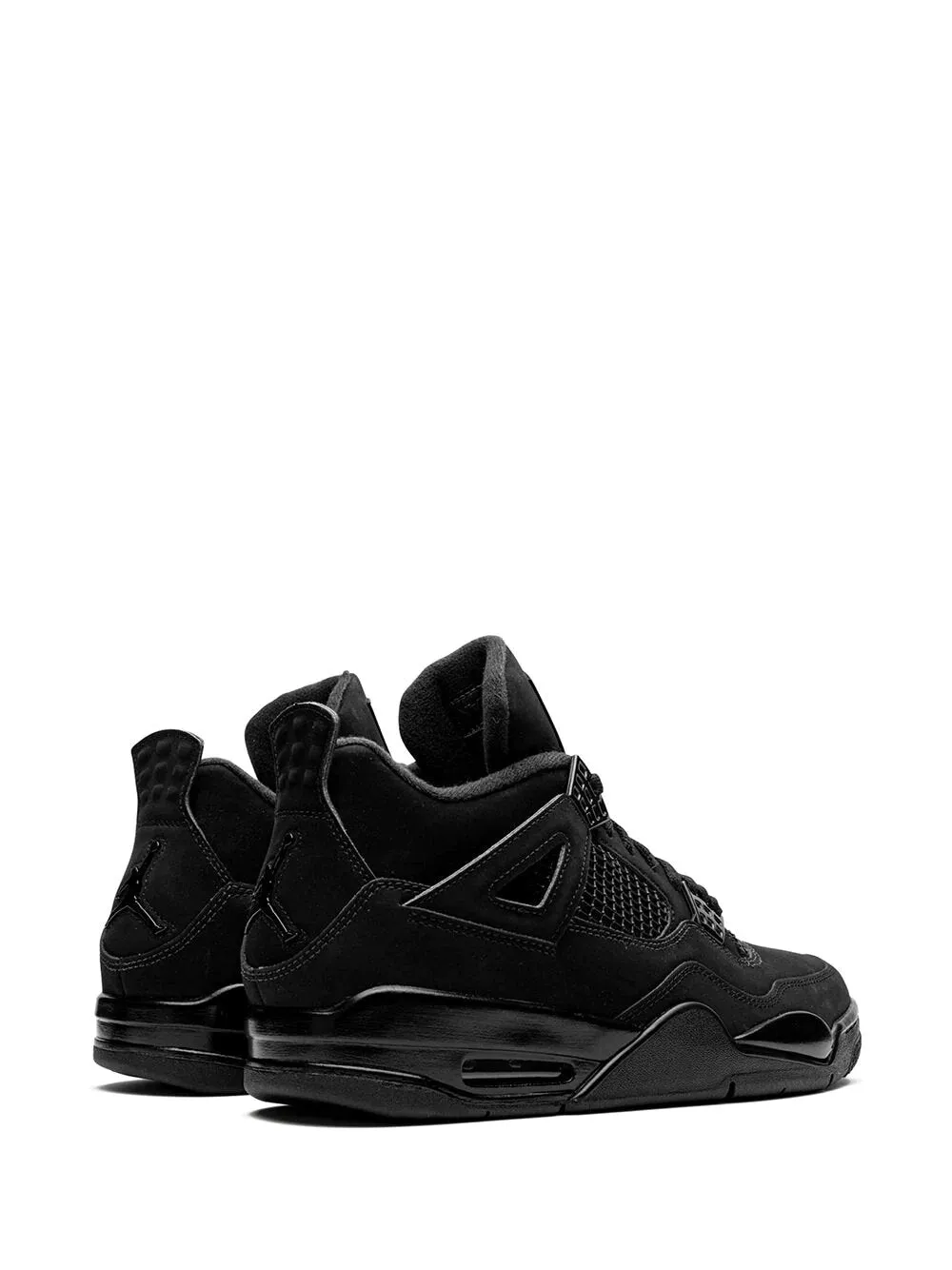 N372O Jordan 4 Negro total Jordan tenis Black Cat 2020 Air Jordan 4 Retro