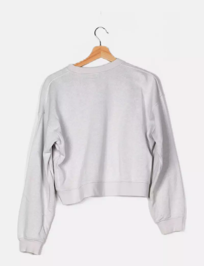 Nike Sudadera lila logo bordado