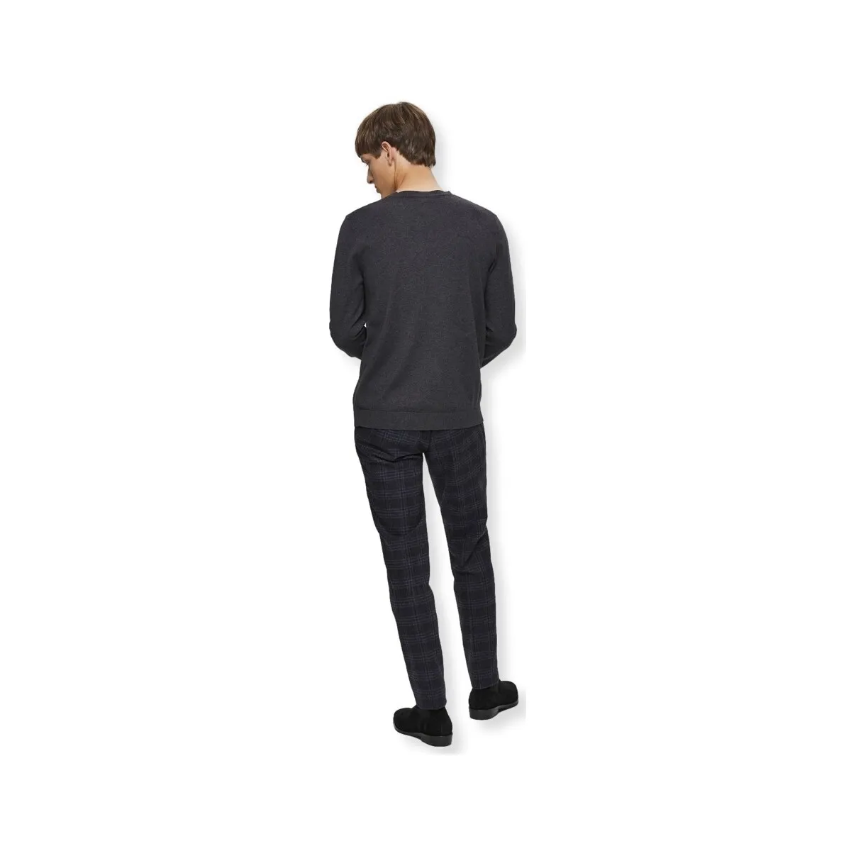 NOOS BERG CREW KNIT  ANTRACIT MELANGE