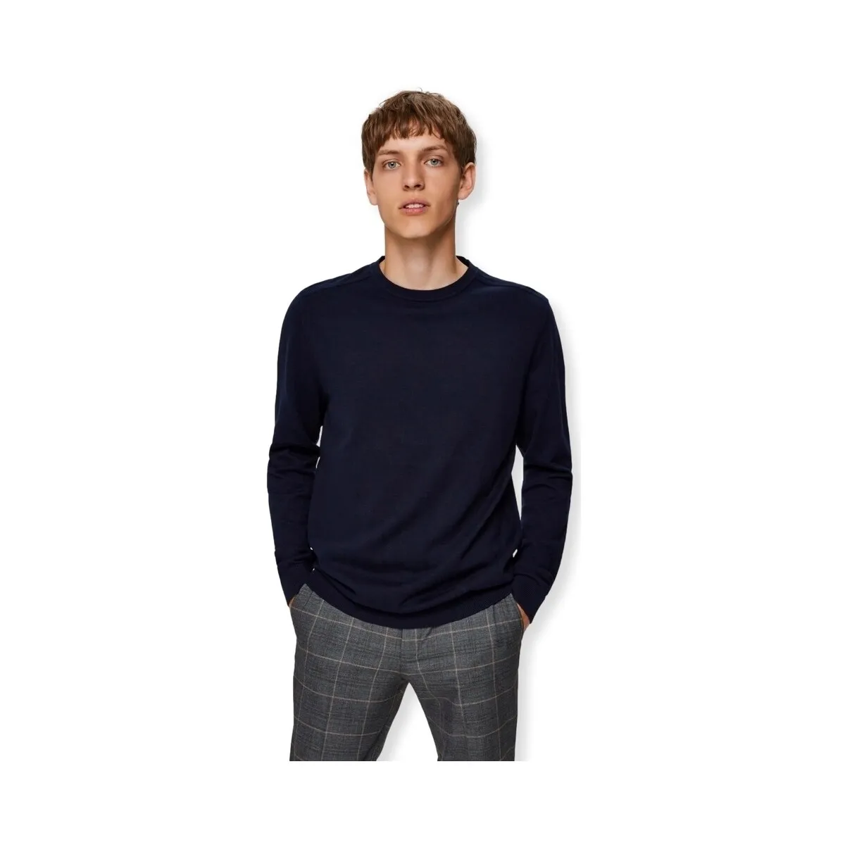 NOOS BERG CREW KNIT  NAVY BLAZER