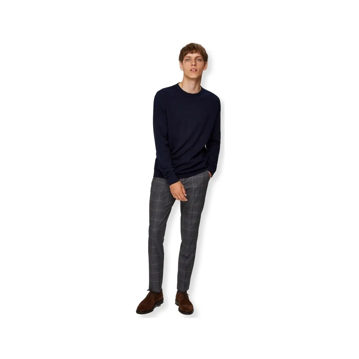 NOOS BERG CREW KNIT  NAVY BLAZER