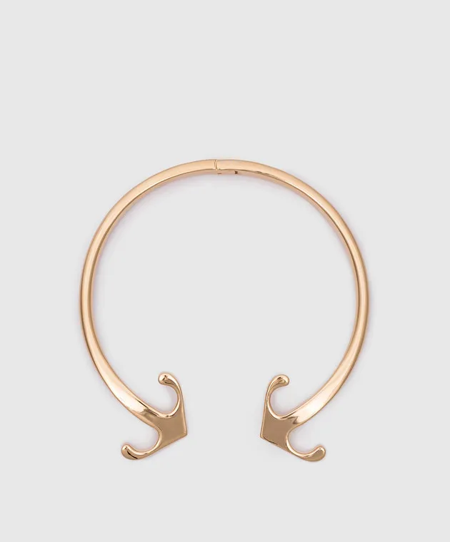 OFFWHITE MONO ARROW GOLD NECKLACE