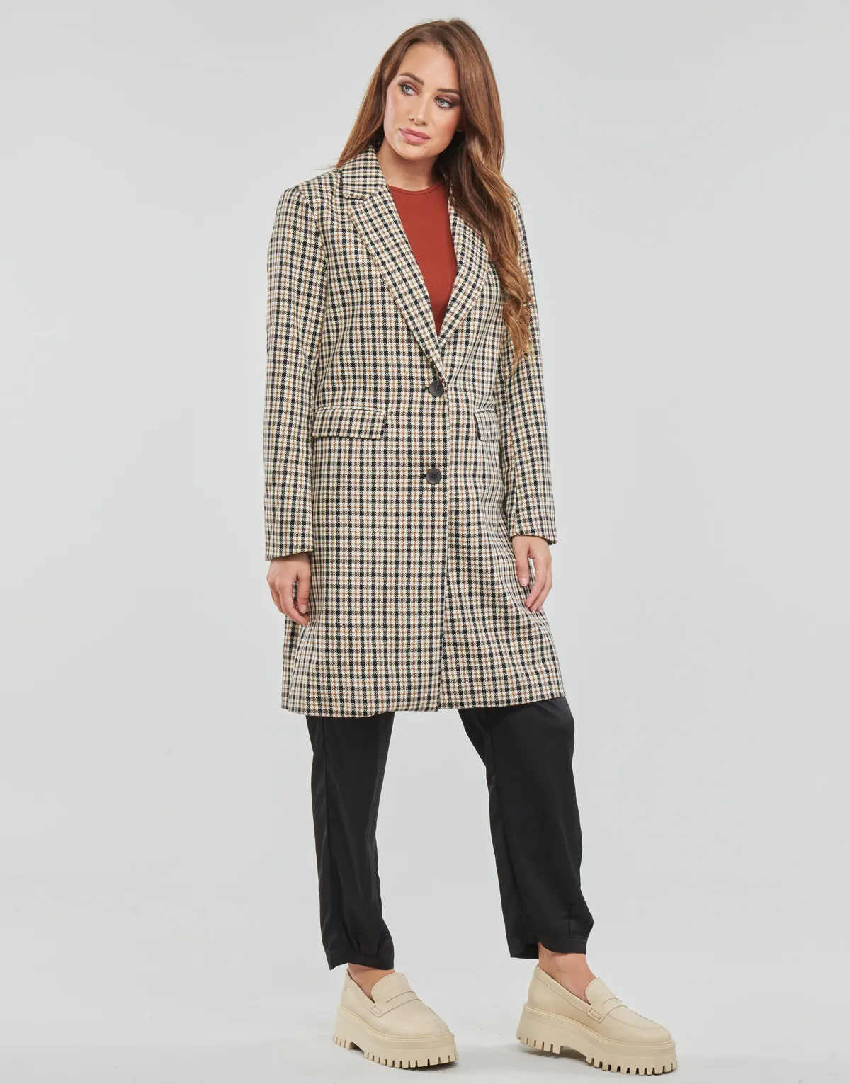 ONLNORMA ASTRID CHECK COAT CC OTW