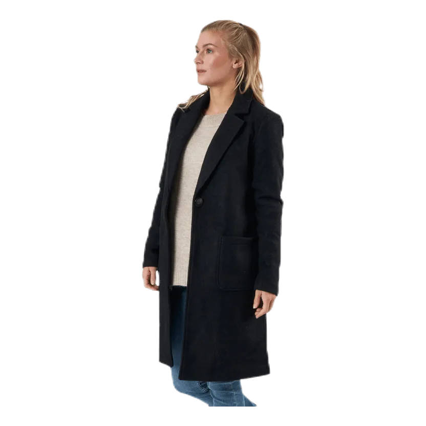 ONLY OLIVIAASTRID WOOL COAT  OTW BLACK