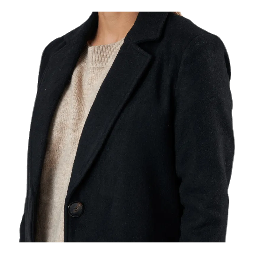 ONLY OLIVIAASTRID WOOL COAT  OTW BLACK
