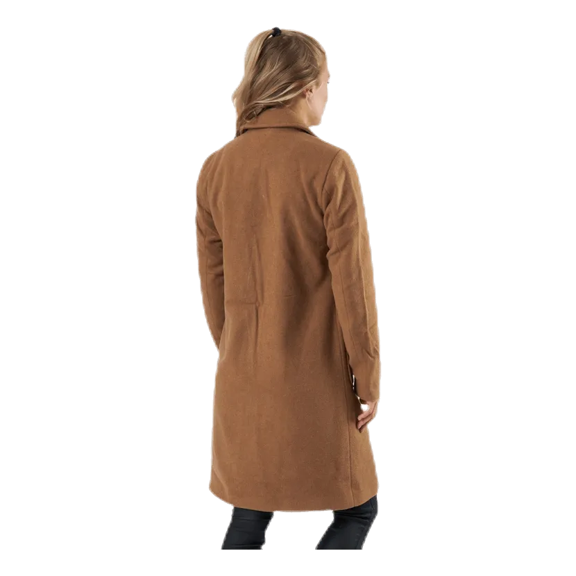 ONLY OLIVIAASTRID WOOL COAT  OTW BROWN