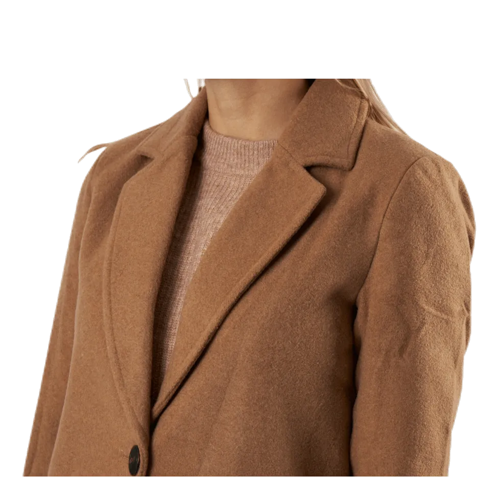 ONLY OLIVIAASTRID WOOL COAT  OTW BROWN